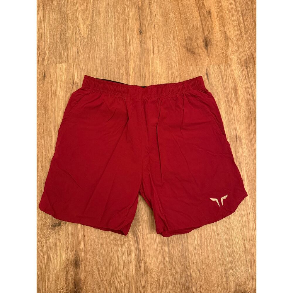Squat Wolf Red Shorts with Compression Size Medium